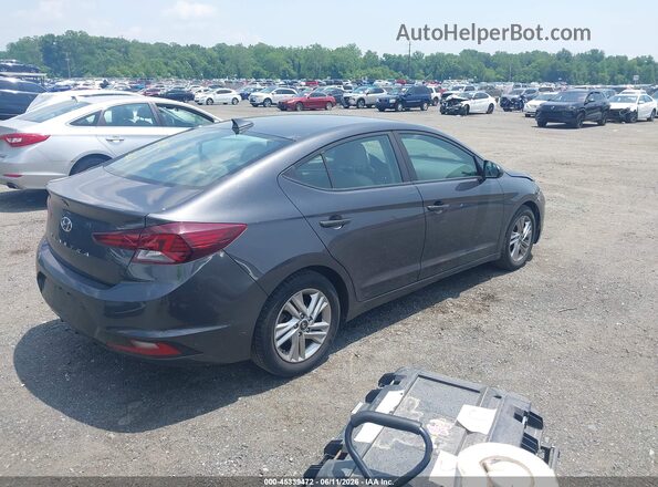 5NPD84LFXLH572072 2020 HYUNDAI ELANTRA Gray უკანა მარჯვენა