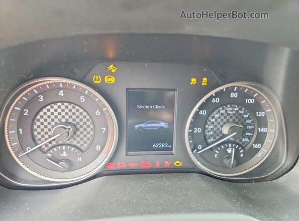 5NPD84LFXLH588353 2020 HYUNDAI ELANTRA Red Vista del cuadro de instrumentos