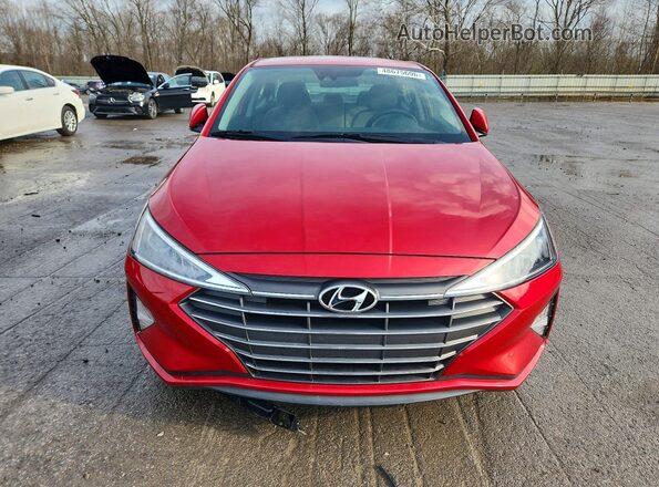 5NPD84LFXLH588353 2020 HYUNDAI ELANTRA Red Vista frontal