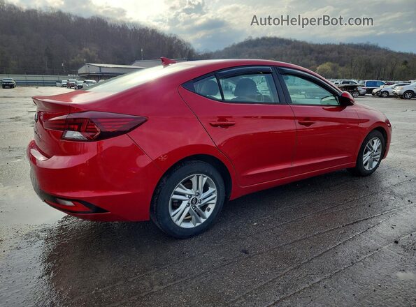5NPD84LFXLH588353 2020 HYUNDAI ELANTRA Red Trasero derecho