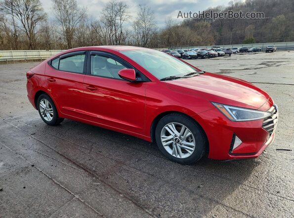 5NPD84LFXLH588353 2020 HYUNDAI ELANTRA Red Delantero derecho