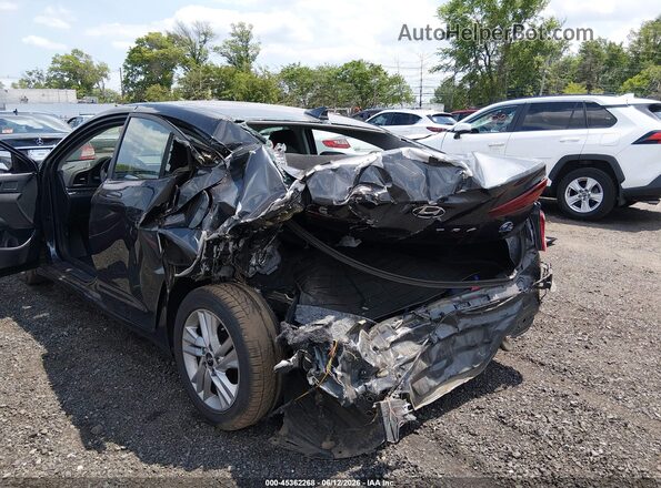 5NPD84LFXLH605376 2020 HYUNDAI ELANTRA Черный Вид спереди