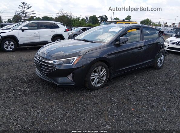 5NPD84LFXLH605376 2020 HYUNDAI ELANTRA Черный Передняя левая четверть