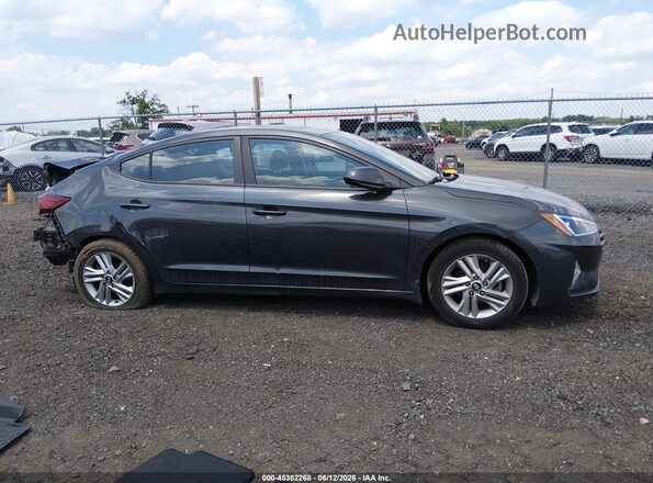 5NPD84LFXLH605376 2020 HYUNDAI ELANTRA Черный Вид задней части салона