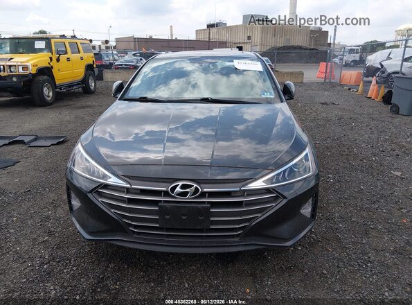 5NPD84LFXLH605376 2020 HYUNDAI ELANTRA Черный Вид щитка приборов