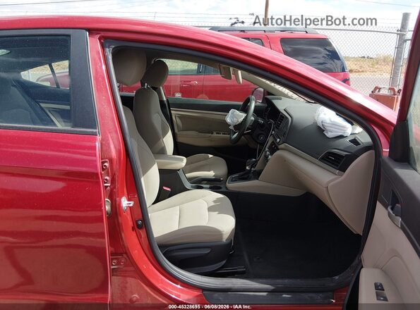 5NPD84LFXLH607029 2020 HYUNDAI ELANTRA Red Սալոնի դիմացի տեսք