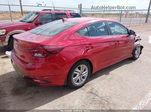 5NPD84LFXLH607029 2020 HYUNDAI ELANTRA Red Հետևի աջ