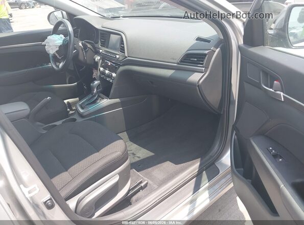 5NPD84LFXLH621206 2020 HYUNDAI ELANTRA Silver Vista interior delantera