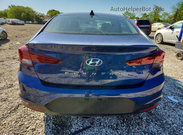 5NPD84LFXLH625787 2020 HYUNDAI ELANTRA Blue Widok z tyłu