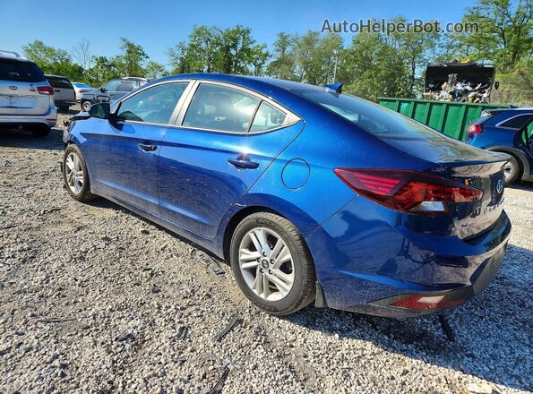 5NPD84LFXLH625787 2020 HYUNDAI ELANTRA Blue Tył lewy