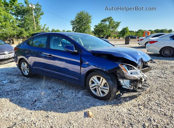 5NPD84LFXLH625787 2020 HYUNDAI ELANTRA Blue Przód prawy