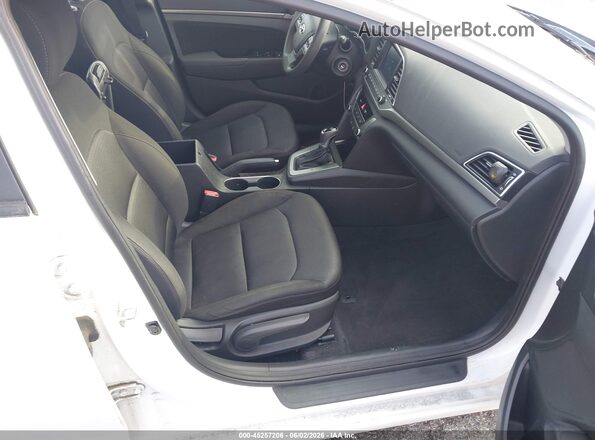 5NPD84LS7JH246937 2018 HYUNDAI ELANTRA White წინა სალონის ხედი