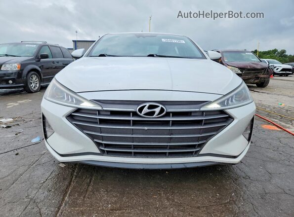5NPD94LA0LH548168 2020 HYUNDAI ELANTRA White წინა ხედი