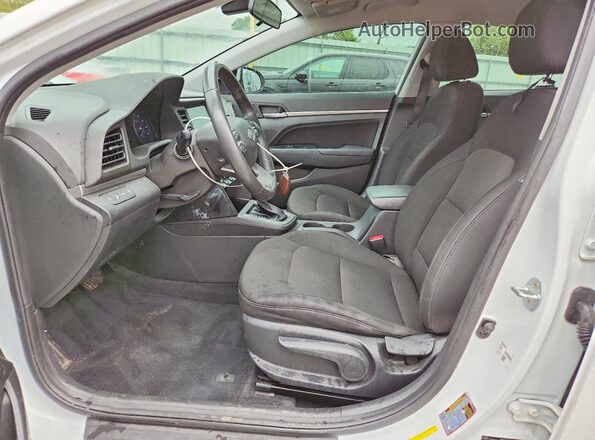 5NPD94LA0LH548168 2020 HYUNDAI ELANTRA White წინა სალონის ხედი