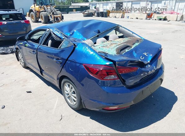 5NPD94LA0LH601953 2020 HYUNDAI ELANTRA Blue Вид спереду