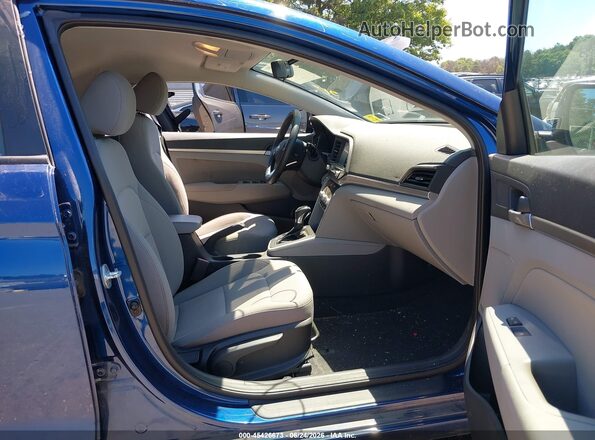 5NPD94LA0LH601953 2020 HYUNDAI ELANTRA Blue Вид салону спереду