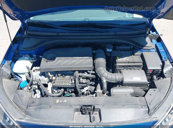 5NPD94LA0LH601953 2020 HYUNDAI ELANTRA Blue Вид ззаду