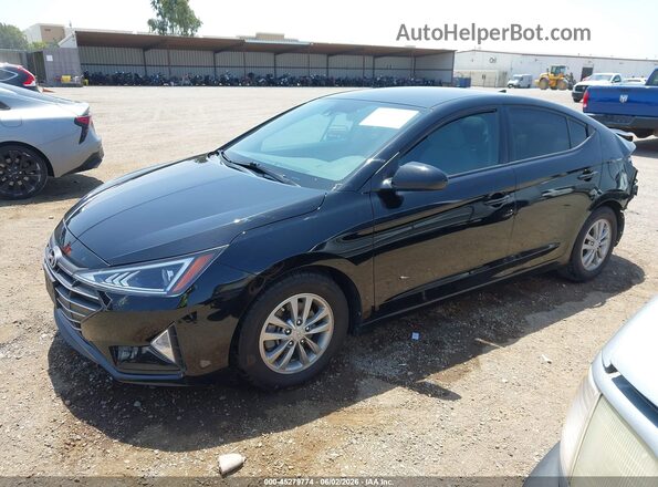 5NPD94LA1LH599470 2020 HYUNDAI ELANTRA Black Front left
