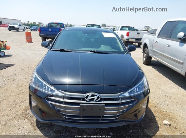 5NPD94LA1LH599470 2020 HYUNDAI ELANTRA Black Rear interior view