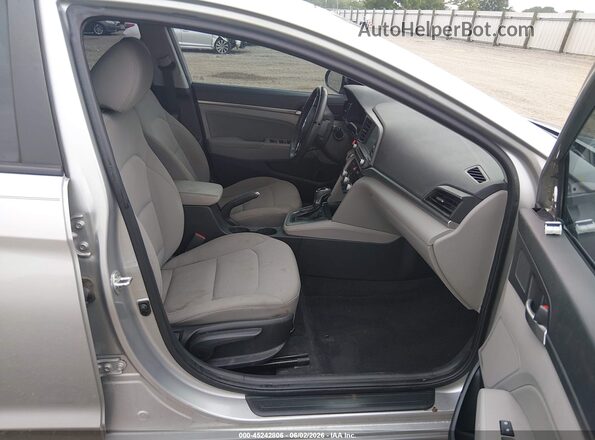 5NPD94LA9LH602342 2020 HYUNDAI ELANTRA Серебряный Вид салона спереди