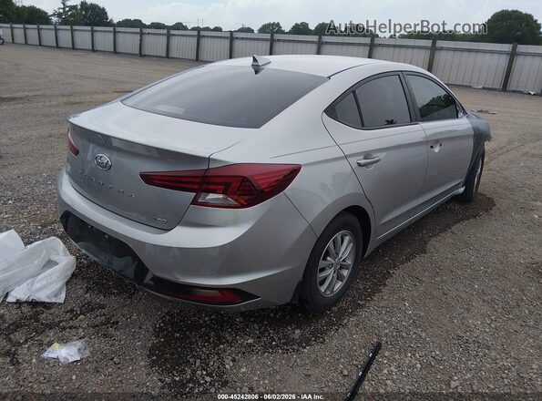 5NPD94LA9LH602342 2020 HYUNDAI ELANTRA Серебряный Задняя правая четверть