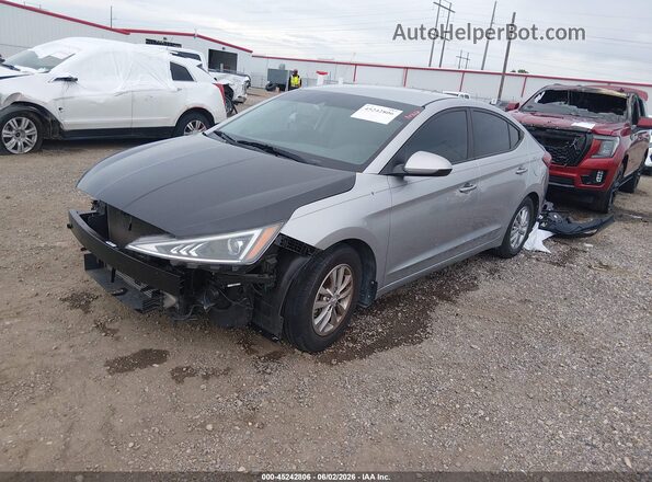 5NPD94LA9LH602342 2020 HYUNDAI ELANTRA Серебряный Передняя левая четверть