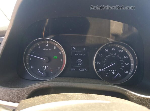5NPD94LAXHH121572 2017 HYUNDAI ELANTRA Blue Widok zestawu wskaźników