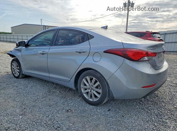 5NPDH4AE0GH652853 2016 HYUNDAI ELANTRA Серебряный Задняя левая четверть