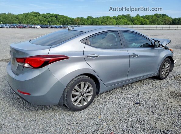 5NPDH4AE0GH652853 2016 HYUNDAI ELANTRA Серебряный Задняя правая четверть