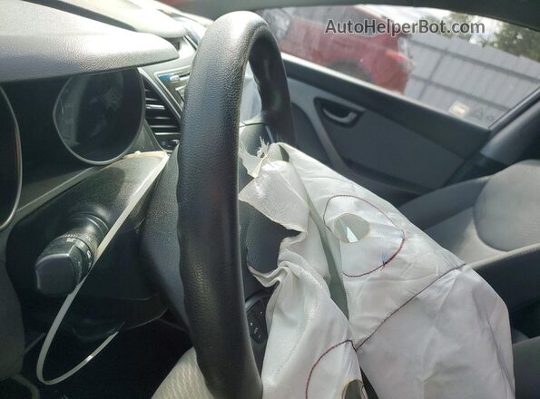 5NPDH4AE0GH652853 2016 HYUNDAI ELANTRA Серебряный Вид щитка приборов