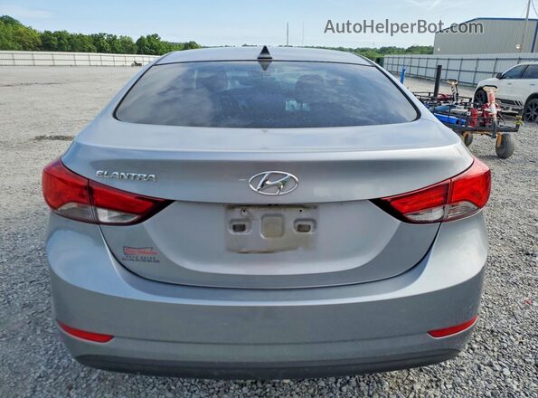5NPDH4AE0GH652853 2016 HYUNDAI ELANTRA Серебряный Вид сзади