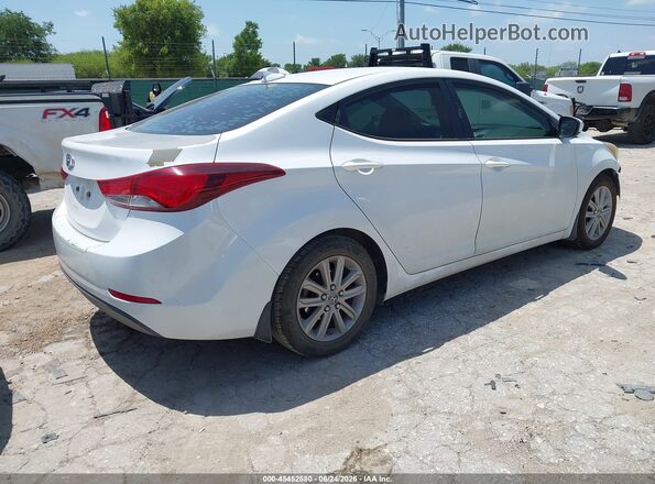 5NPDH4AE0GH683729 2016 HYUNDAI ELANTRA White Trasero derecho