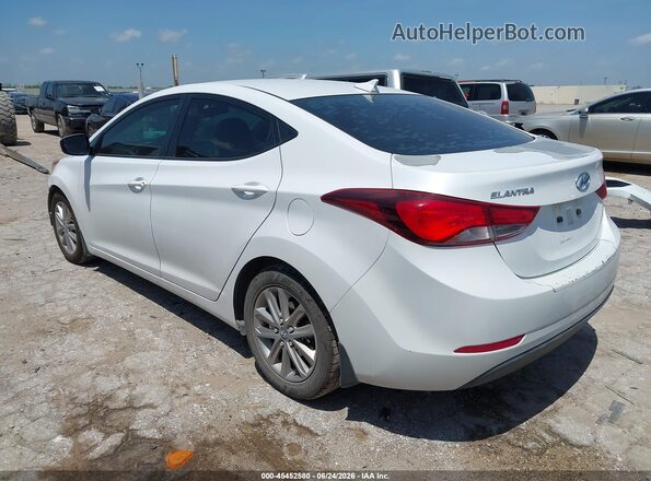 5NPDH4AE0GH683729 2016 HYUNDAI ELANTRA White Trasero izquierdo