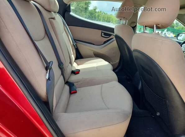 5NPDH4AE0GH703798 2016 HYUNDAI ELANTRA Red 