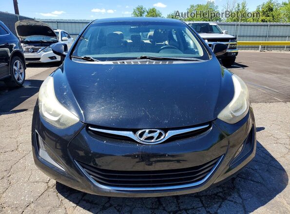 5NPDH4AE0GH706460 2016 HYUNDAI ELANTRA Black 