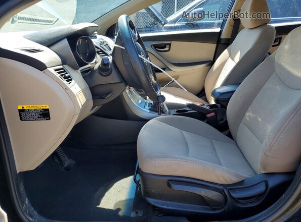 5NPDH4AE0GH706460 2016 HYUNDAI ELANTRA Black 