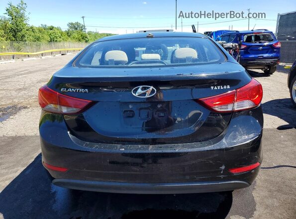 5NPDH4AE0GH706460 2016 HYUNDAI ELANTRA Black 