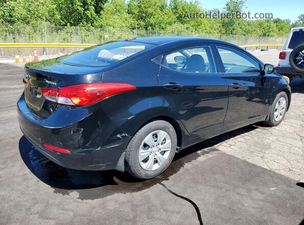 5NPDH4AE0GH706460 2016 HYUNDAI ELANTRA Black 