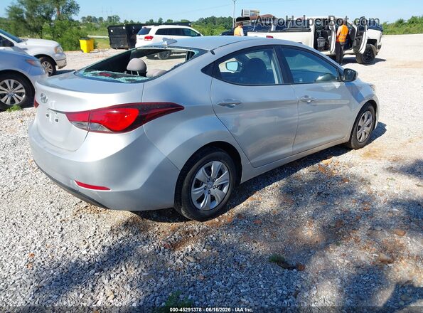 5NPDH4AE0GH728779 2016 HYUNDAI ELANTRA Silver Հետևի աջ