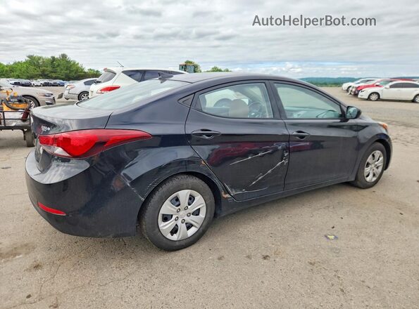 5NPDH4AE0GH740320 2016 HYUNDAI ELANTRA Black 