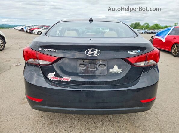 5NPDH4AE0GH740320 2016 HYUNDAI ELANTRA Black 