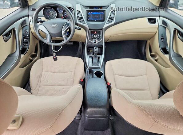 5NPDH4AE0GH740320 2016 HYUNDAI ELANTRA Black 
