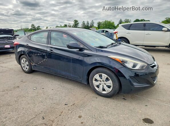 5NPDH4AE0GH740320 2016 HYUNDAI ELANTRA Black 