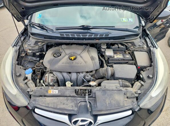 5NPDH4AE0GH740320 2016 HYUNDAI ELANTRA Black 