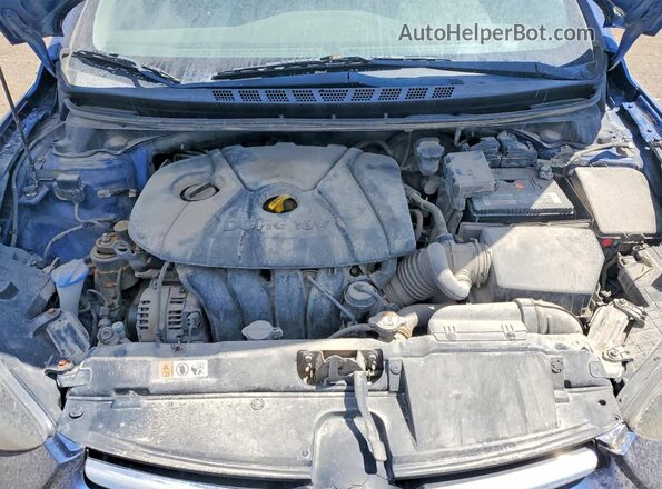 5NPDH4AE0GH787573 2016 HYUNDAI ELANTRA Blue 