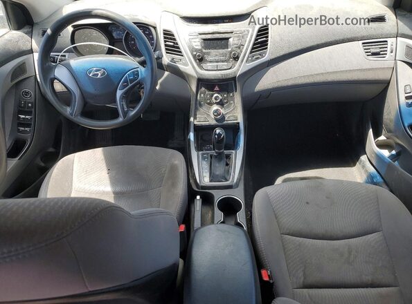 5NPDH4AE0GH787573 2016 HYUNDAI ELANTRA Blue 