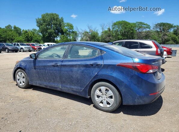 5NPDH4AE0GH787573 2016 HYUNDAI ELANTRA Blue 