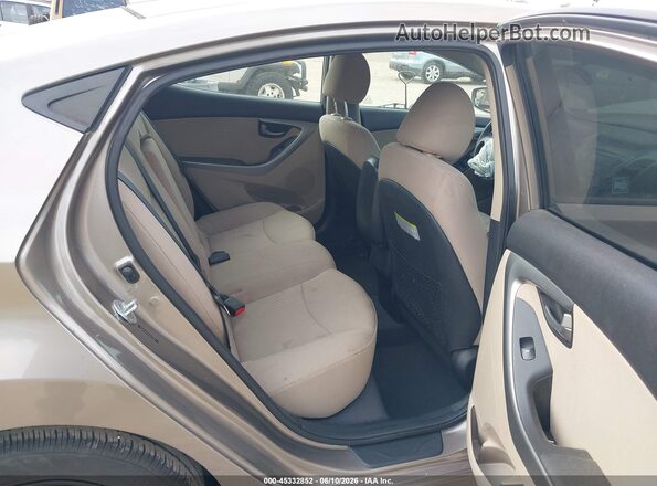 5NPDH4AE1GH655180 2016 HYUNDAI ELANTRA Желто-коричневый Вид наклейки с VIN-кодом