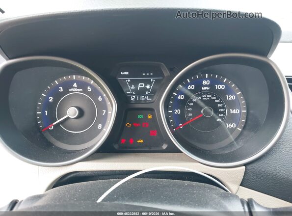 5NPDH4AE1GH655180 2016 HYUNDAI ELANTRA Желто-коричневый Вид задних сидений