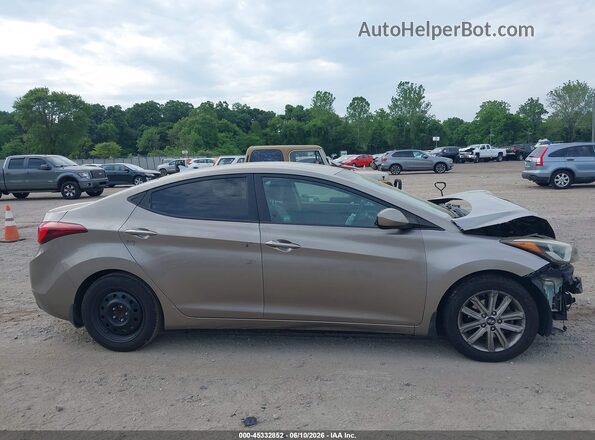 5NPDH4AE1GH655180 2016 HYUNDAI ELANTRA Желто-коричневый Панорамный вид салона 360°